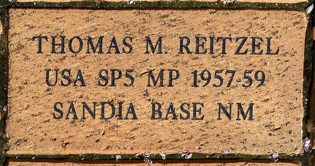 SP5 MP Thomas M. Reitzel