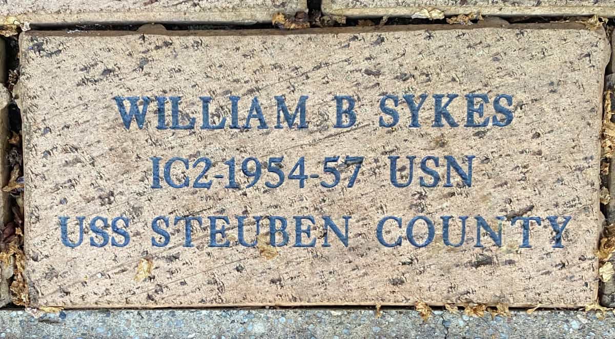 IC2 WILLIAM  SYKES