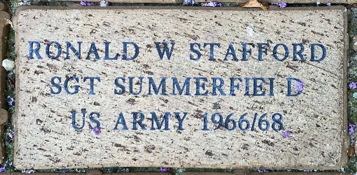 SGT RONALD STAFFORD